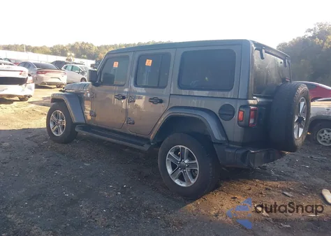 2021 Jeep Wrangler Unlimited Sahara 4X4 z USA, uszkodzony, nr VIN 1C4HJXENXMW714315